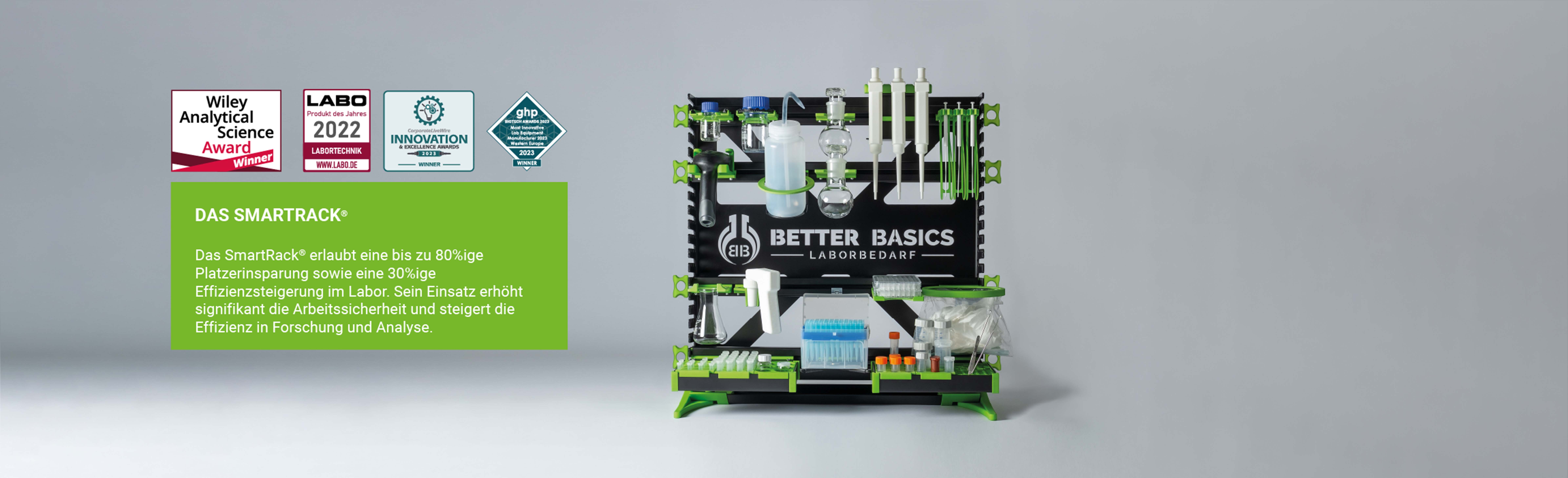 SmartRack Produkt Nutzen Vorteile Icons und Beschreibung